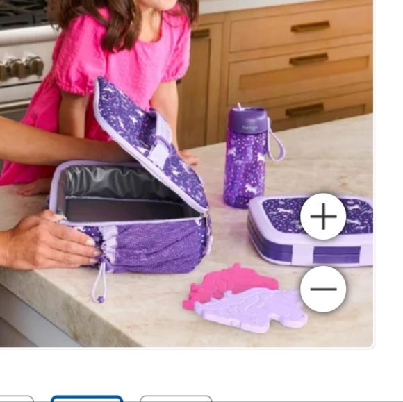 Bentgo® Kids Prints Pack Lunch Bundle Set NEW GIFT, fairy - Picture 3 of 3